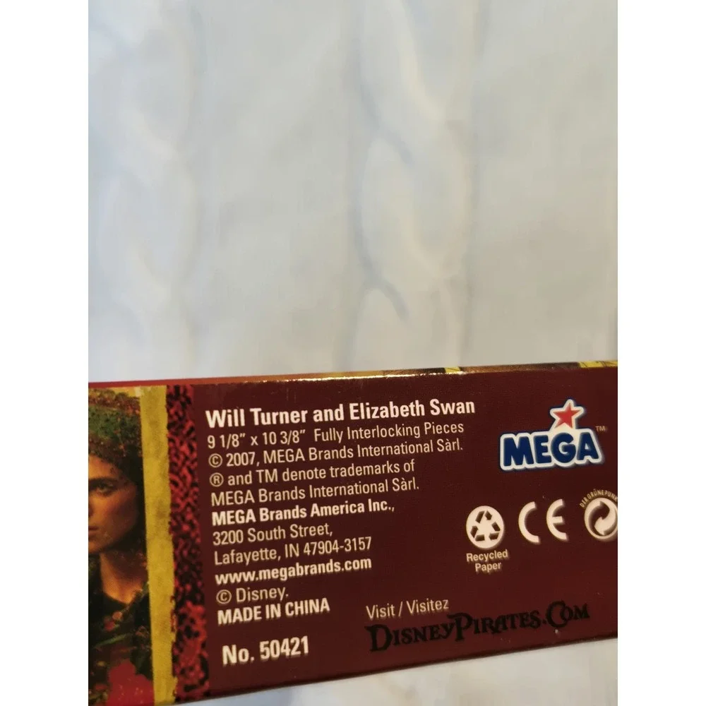 NEW Pirates Of The Carribean Puzzle 100 Pc Puzzle Sealed 2007 MEGA Brands #50421
